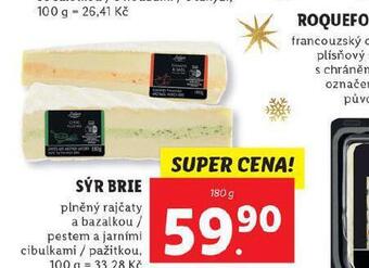 Lidl Sýr brie nabídka