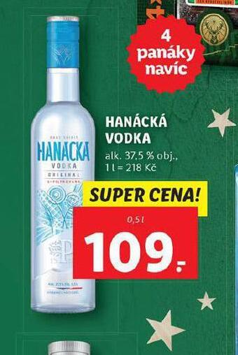 Lidl Hanácká vodka nabídka