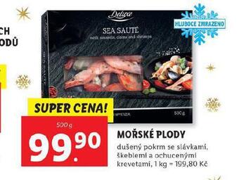 Lidl Mořské plody nabídka