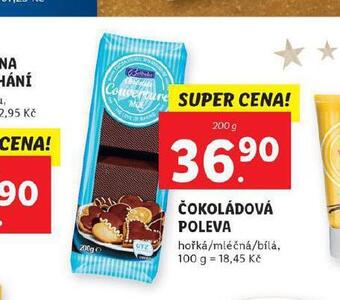 Lidl Čokoládová poleva nabídka
