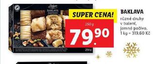 Lidl Baklava nabídka