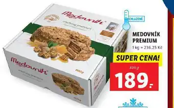 Lidl Medovník premium nabídka