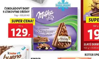 Lidl Čokoládový dort s lískovými oříšky nabídka