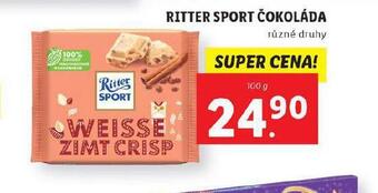 Lidl Ritter sport čokoláda nabídka