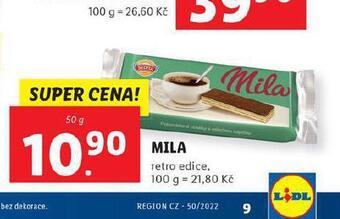 Lidl Mila nabídka