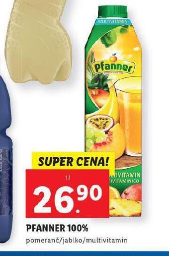 Lidl Pfanner 100% nabídka