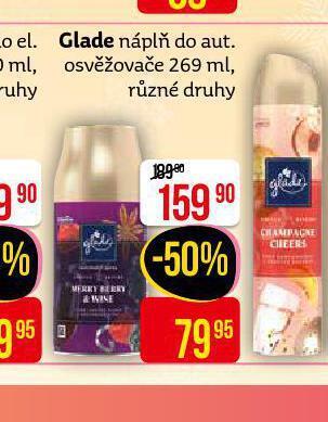 Teta Glade náplň do aut. osvěžovače nabídka