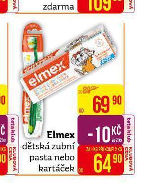 Teta Elmex dětská zubní pasta nabídka