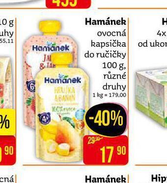 Teta Hamánek ovocná kapsička nabídka