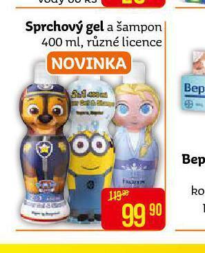 Teta Sprchový gel a šampon nabídka