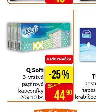 Teta Q soft papírové kapesníky nabídka