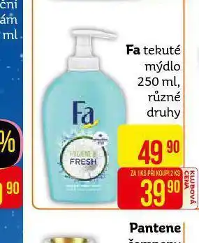 Teta Fa tekuté mýdlo nabídka