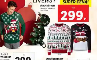 Lidl Vánoční svetr nabídka