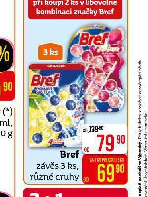 Teta Bref wc závěs nabídka