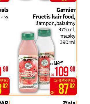 Teta Garnier fructis hair food šampon, balzám nabídka