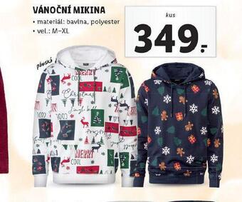 Lidl Pánská vánoční mikina nabídka