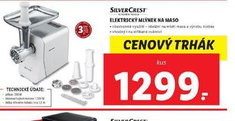 Lidl Elektrický mlýnek na maso nabídka