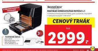 Lidl Digitální horkovzdušná fritéza nabídka