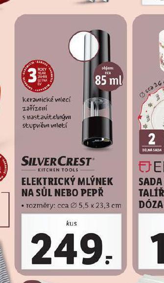Lidl Elektrický mlýnek na sůl a pepř nabídka