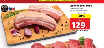 Lidl Vepřový bok s kostí nabídka