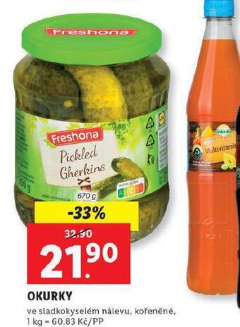 Lidl Okurky nabídka