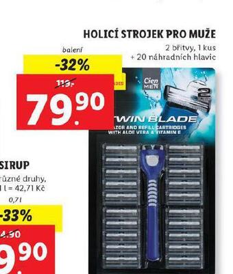 Lidl Cien holicí strojek pro muže nabídka