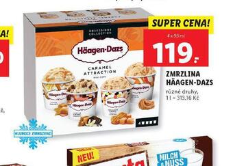 Lidl Häagen dazs zmrzlina nabídka