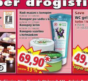 Norma Konopný krém nabídka