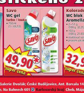 Norma Savo wc gel nabídka