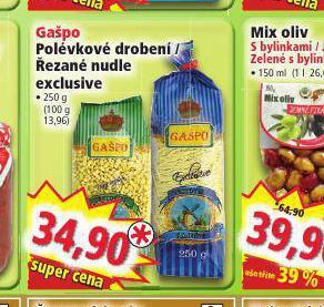 Norma Gašpo řezané nudle exclusive nabídka