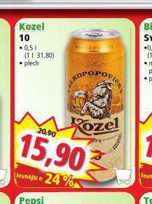 Norma Pivo velkopopovický kozel 10 nabídka