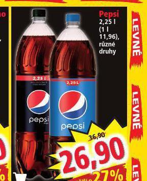 Norma Pepsi 2,25l nabídka