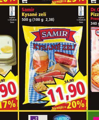 Norma Samir kysané zelí nabídka