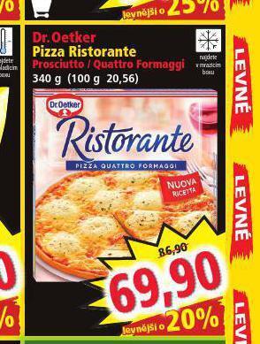 Norma Dr. oetker pizza ristorante nabídka