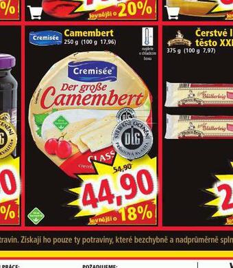 Norma Camembert nabídka