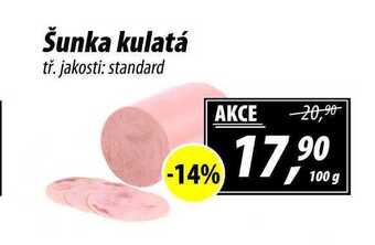 ZEMAN Šunka kulatá tř. jakosti: standard, 100 g nabídka