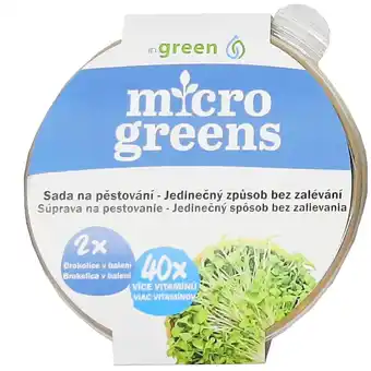 Microgreens brokolice (set pro vypěstování 2v1), balení