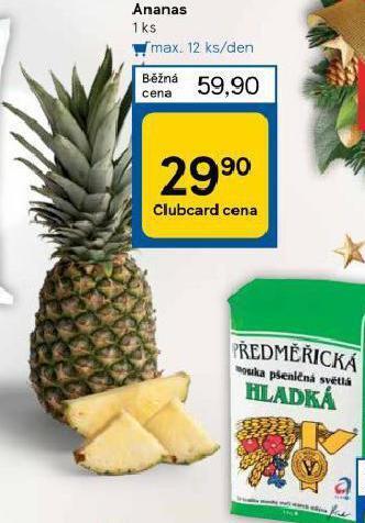 Tesco Ananas nabídka