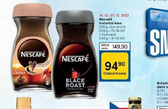 Tesco Nescafé instantní káva nabídka