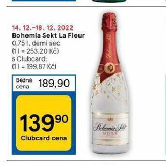Tesco Bohemia sekt la fleur nabídka