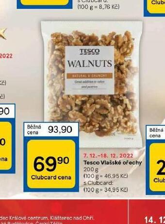 Tesco Tesco vlašské ořechy nabídka