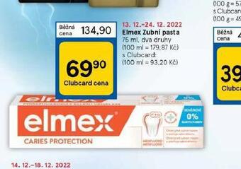Tesco Elmex zubní pasta nabídka