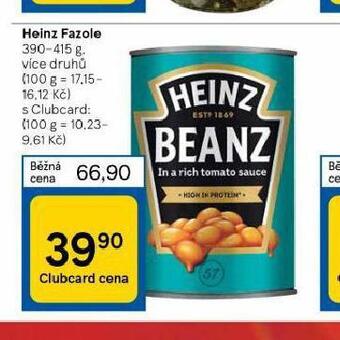Tesco Heinz fazole nabídka
