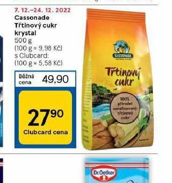 Tesco Třtinový cukr nabídka