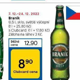 Tesco Pivo braník nabídka