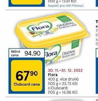 Tesco Flora 400 g nabídka