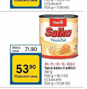 Tatra salko tradiční