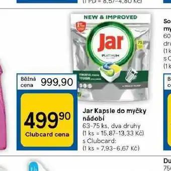 Tesco Jar kapsle do myčky nabídka