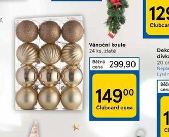Tesco Vánoční koule nabídka