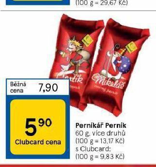 Tesco Perníkář perník nabídka